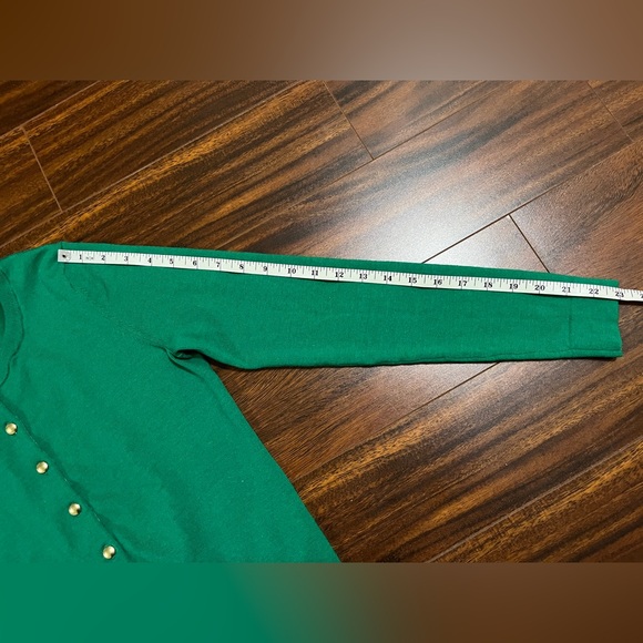 Banana Republic women’s XS cardigan, merino wool, brilliant jade green - Picture 6 of 10